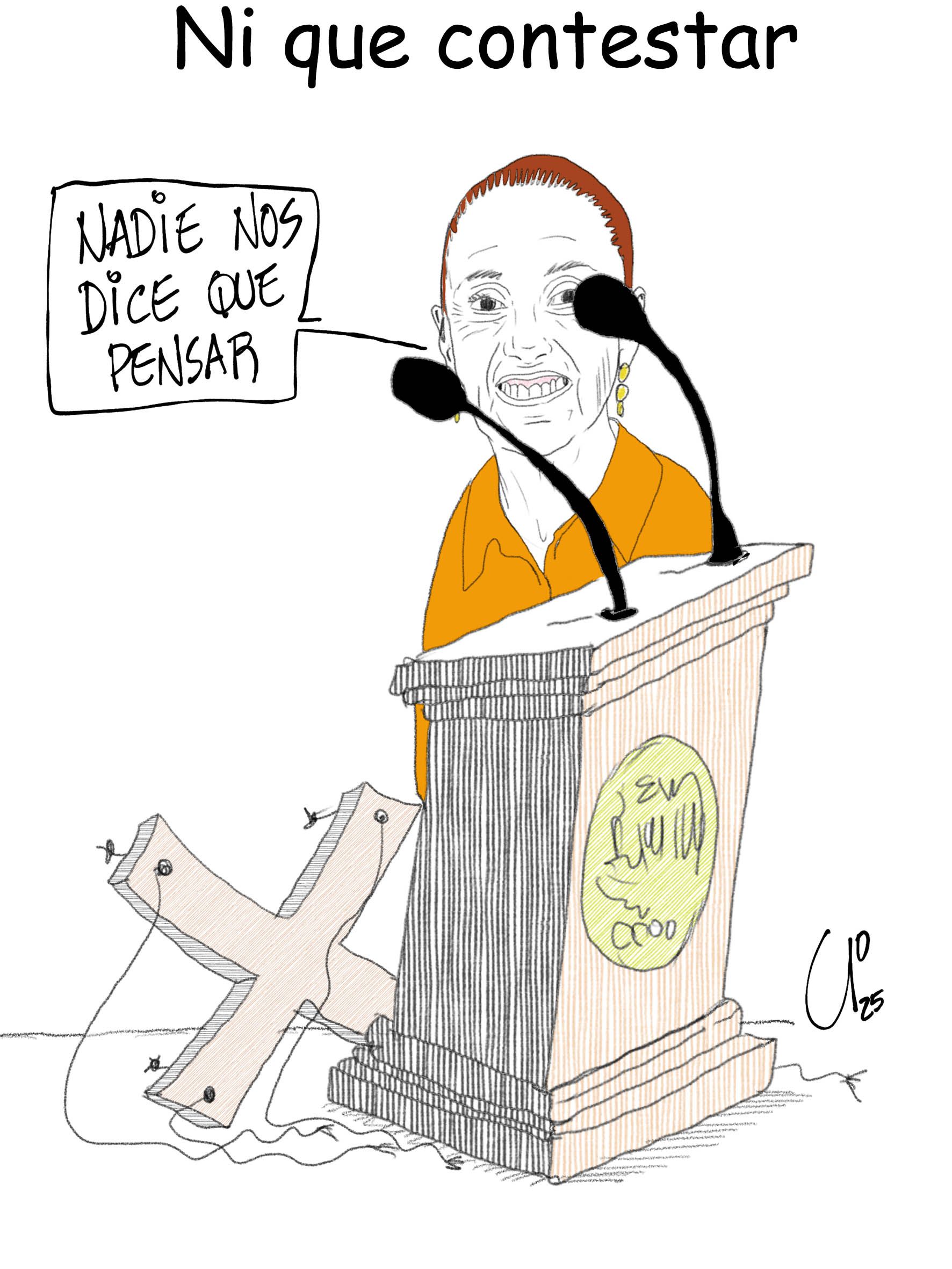 Ni que contestar