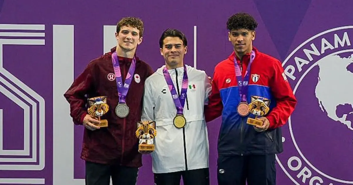 Kenny Zamudio remonta y conquista el oro en la plataforma individual de los Juegos Panamericanos Junior 2025 Foto: Cortesía Conade