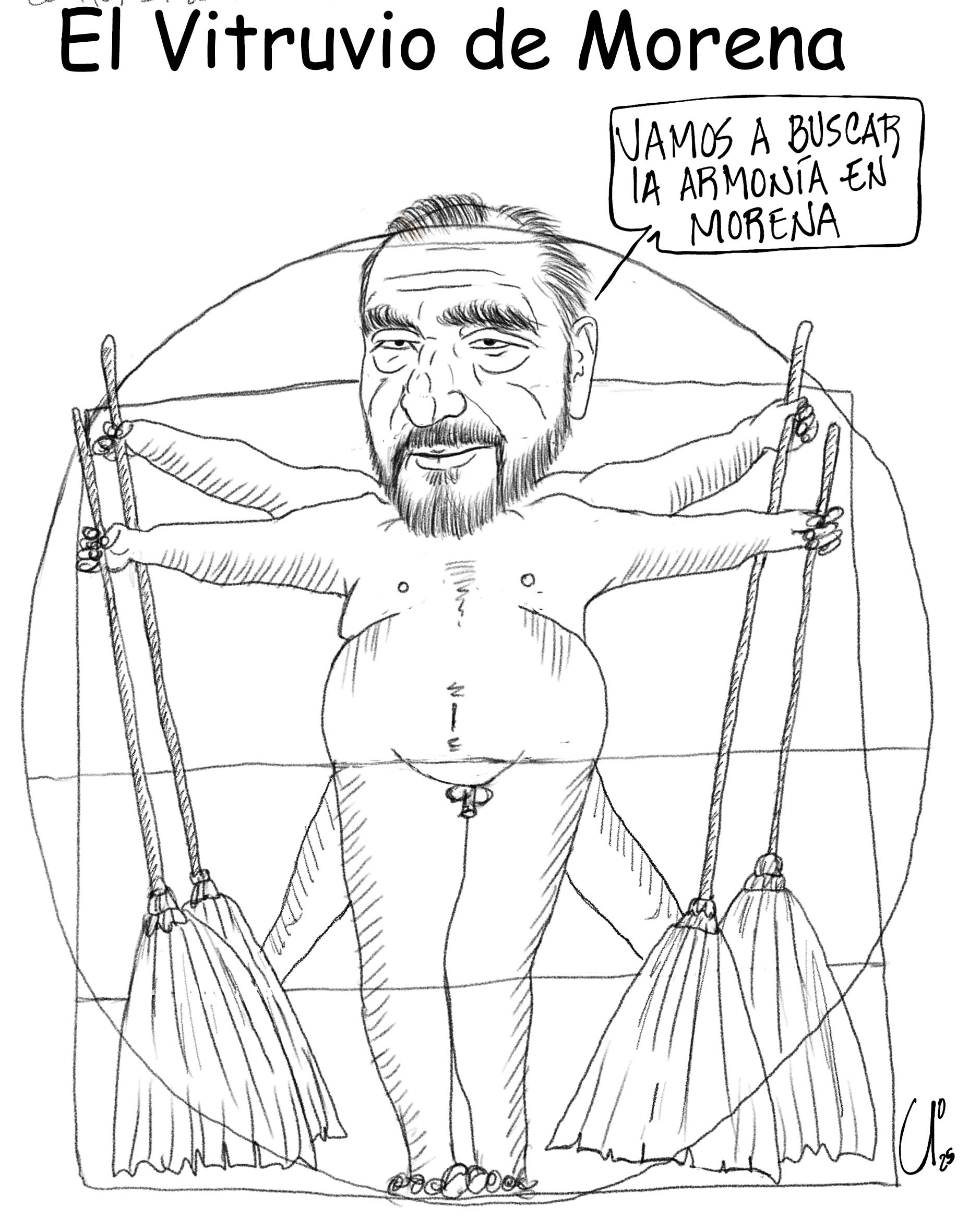 El Vitruvio de Morena