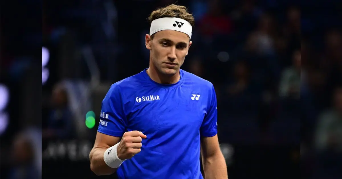 Casper Ruud vence a Reilly Opelka en el inicio de la Laver Cup 2025: “Es bueno sumar algunos puntos” Foto: Cortesía Laver Cup