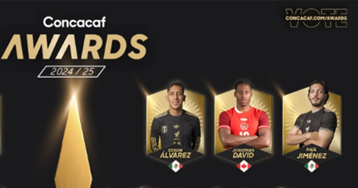 Concacaf anunció a candidatos a mejor jugador y jugadora del año; hay cinco mexicanos Foto: Cortesía