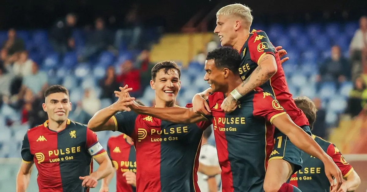 Il Capitano Johan Vásquez, titular en triunfo del Genoa en Copa Italia Foto: Cortesía Genoa