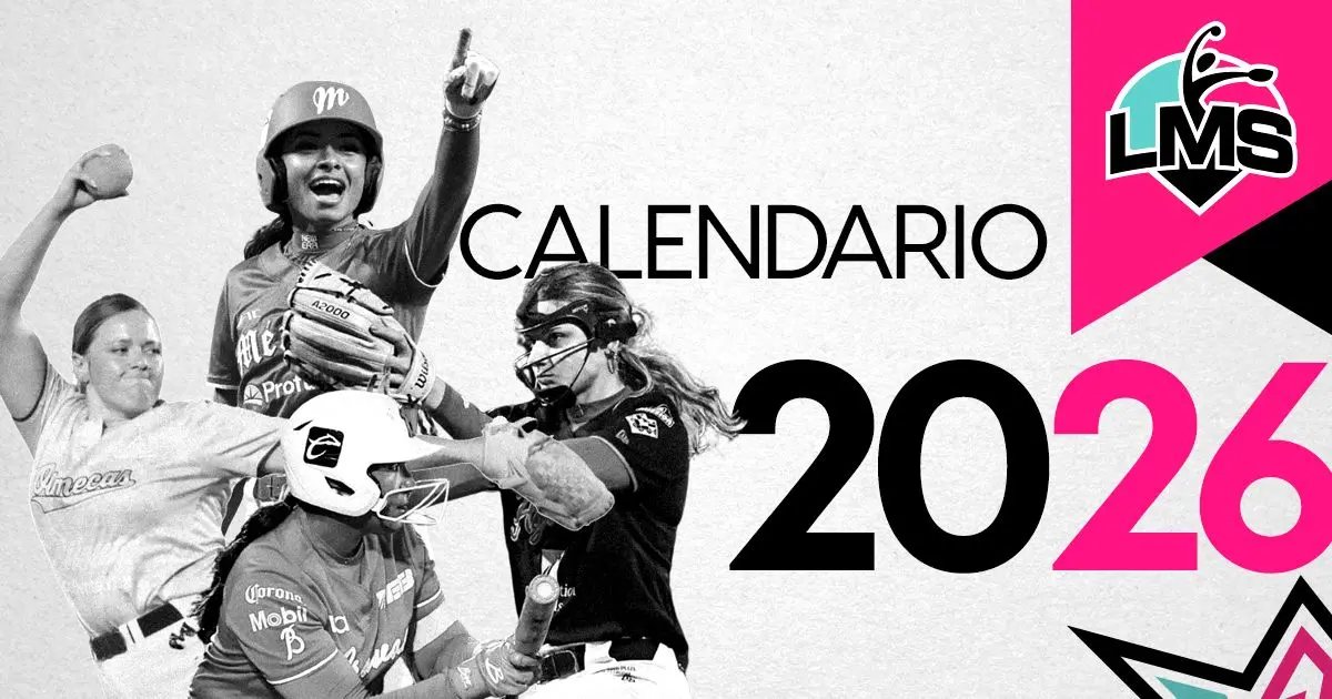 Liga Mexicana de Softbol anuncia calendario para su tercera temporada en 2026: ¿cuándo comienza y cuántos equipos jugarán? Foto: Cortesía