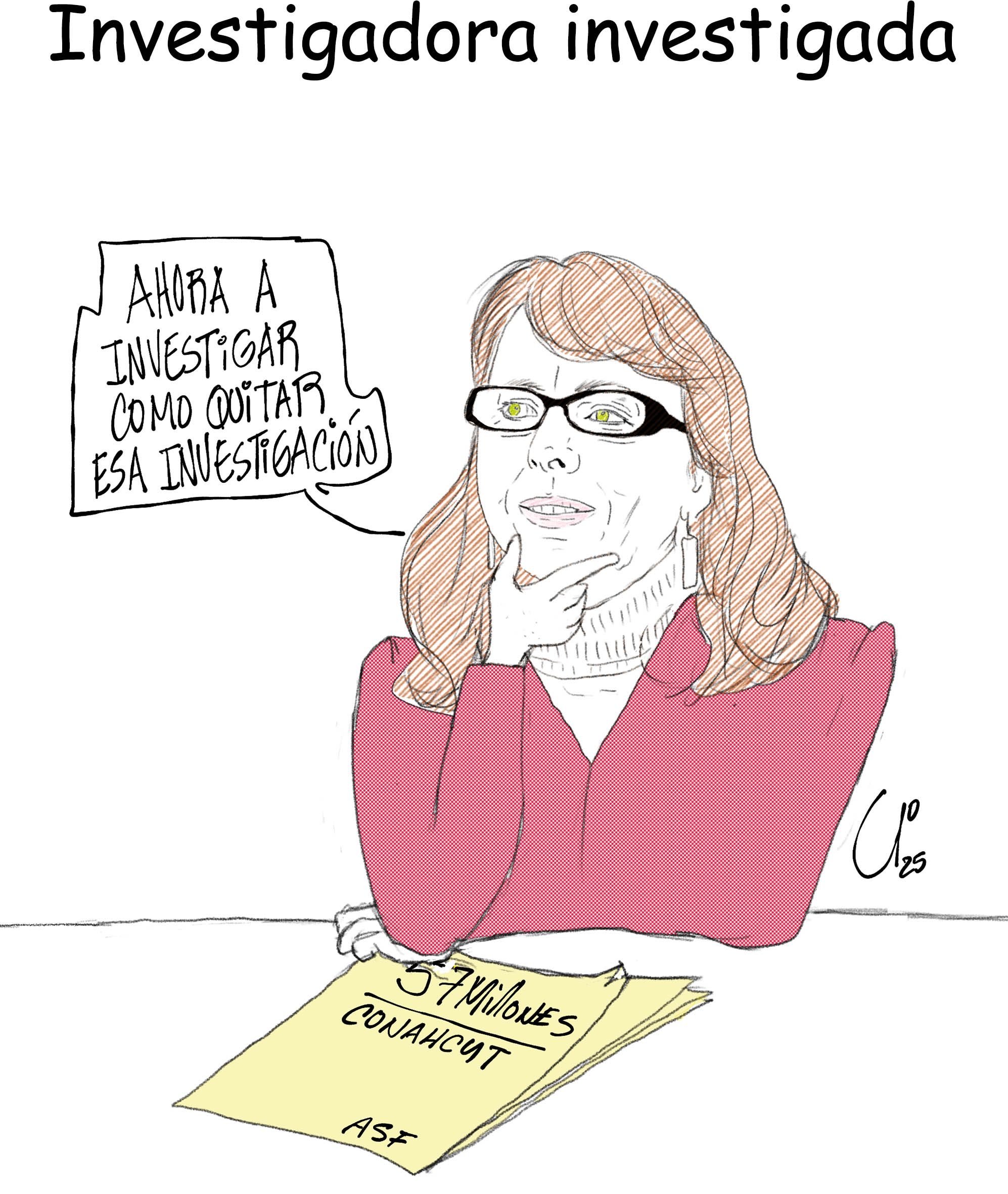 Investigadora investigada