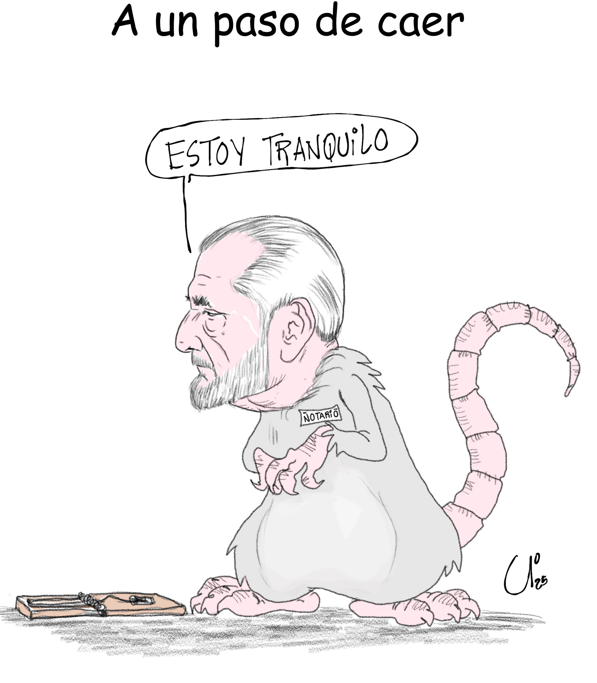 A un paso de caer