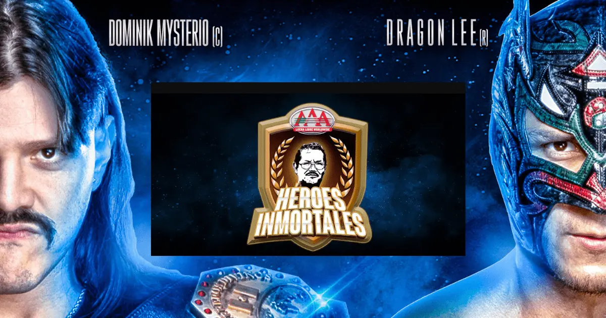 AAA Héroes Inmortales 2025: cartelera, hora y dónde ver EN VIVO el evento desde la CDMX Foto: Cortesía @luchalibreaaa