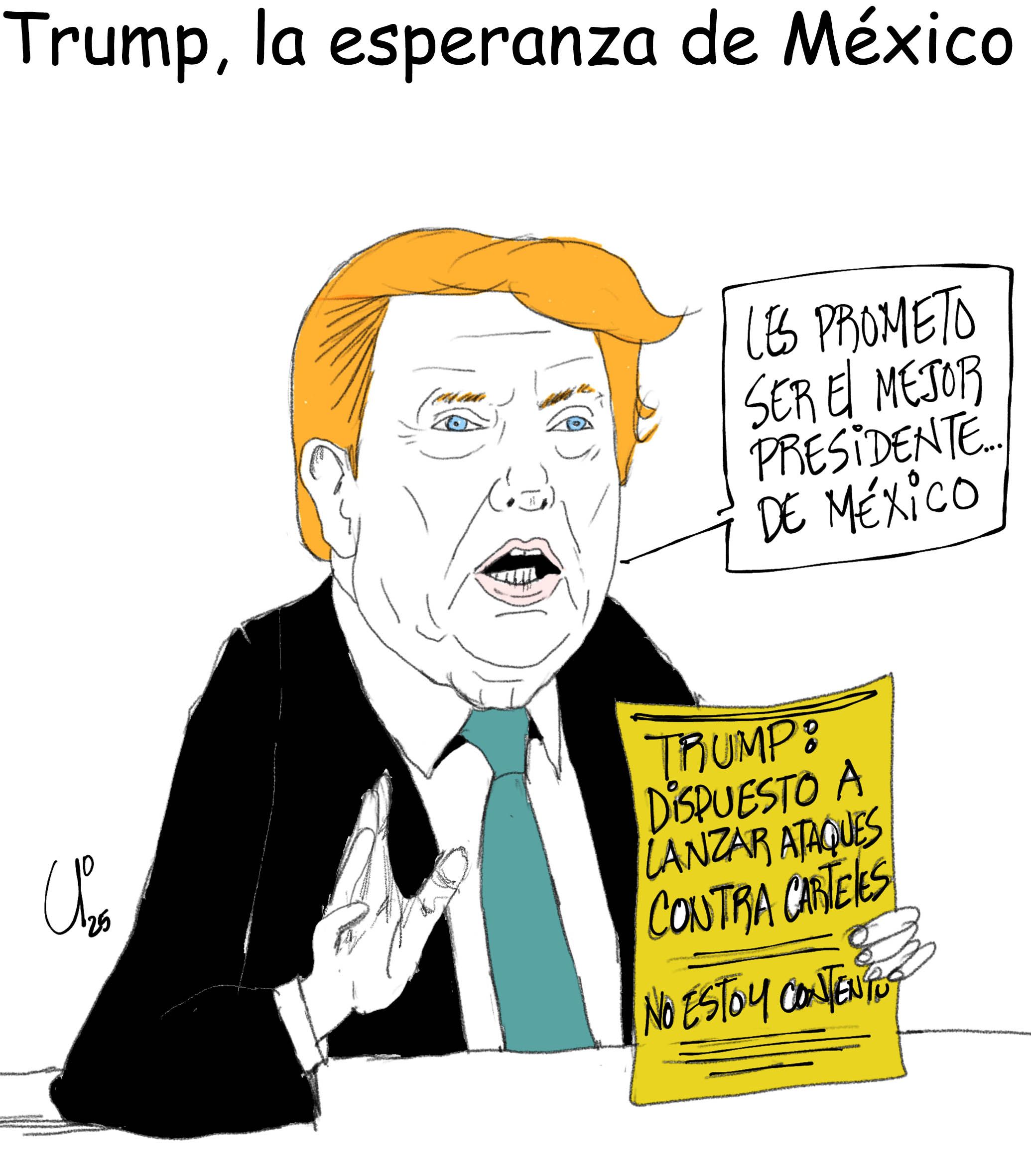 Trump la esperanza de México