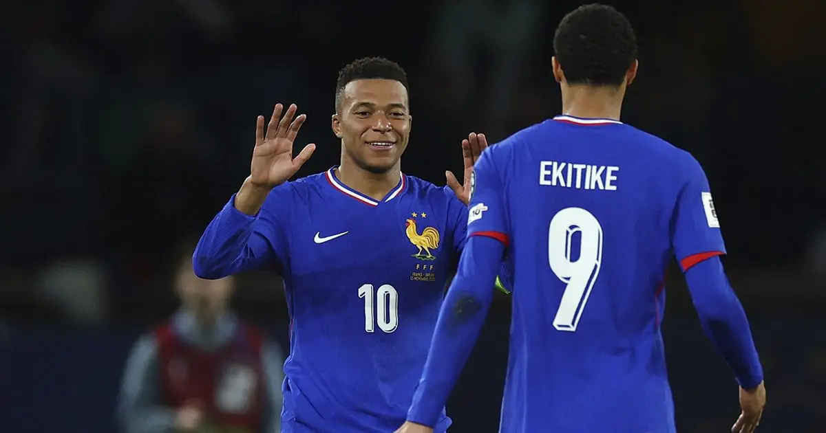 Francia se convierte en la vigésima novena selección en clasificar al Mundial 2026 Foto: Reuters