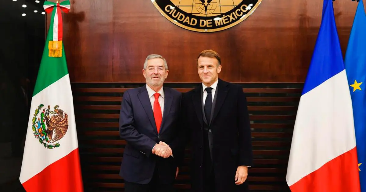 Macron inicia visita oficial a México con bienvenida del canciller De la Fuente Macron inicia visita oficial a México con bienvenida del canciller De la Fuente