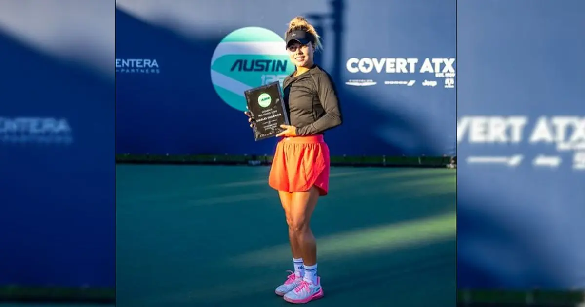 ¡Grande Renata! Zarazúa se corona en el torneo WTA 125 de Austin, Texas Foto: @austin125tennis