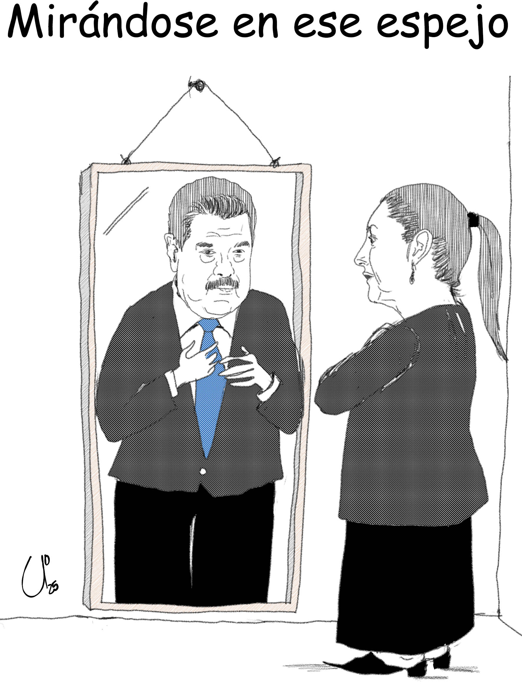Mirándose en ese espejo