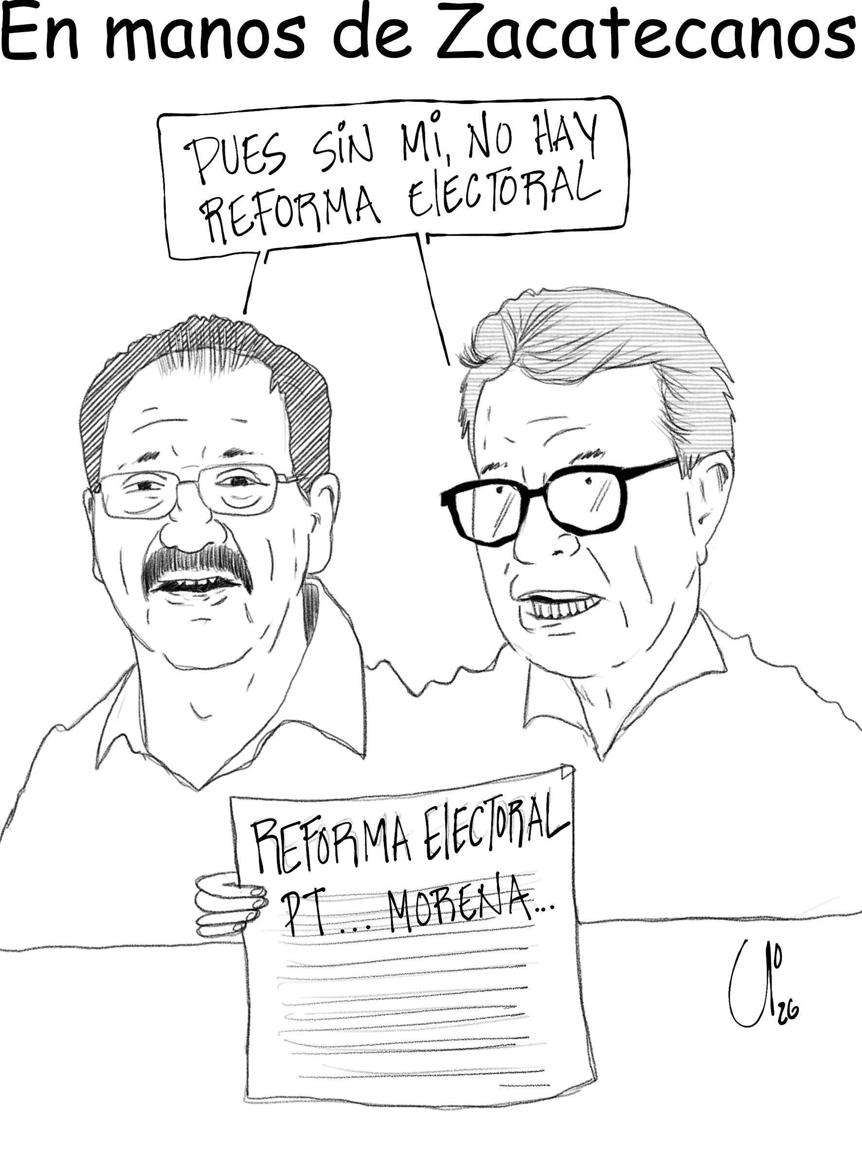 En manos de zacatecanos