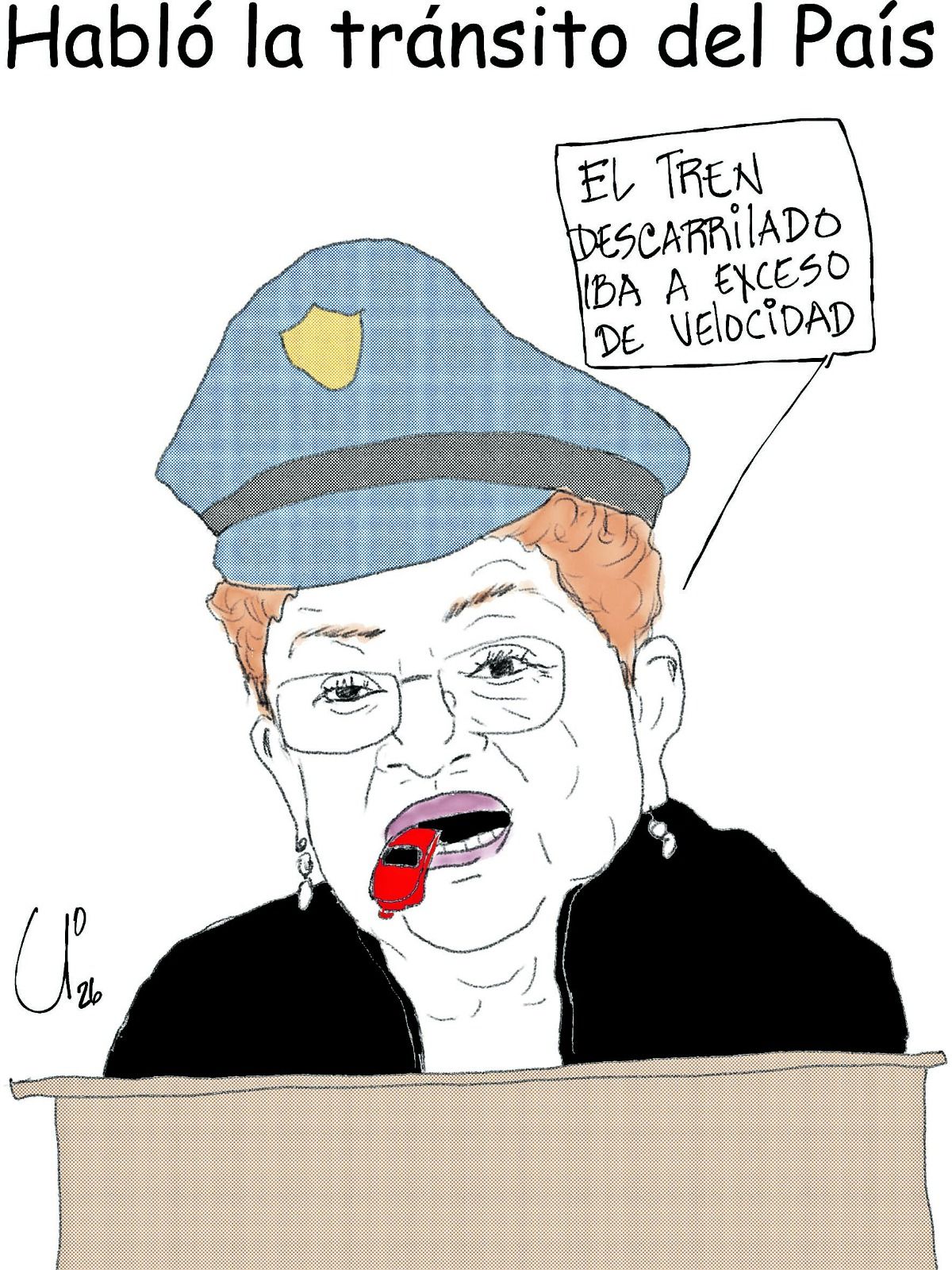 Habló la tránsito del país