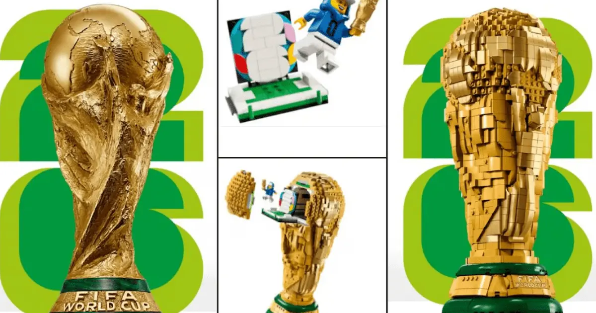 Mundial 2026: precio, fechas y cómo conseguir la Copa del Mundo de LEGO LEGO Mundial 2026: precio, lanzamiento y tiendas en México | FOTO: @legospain_official