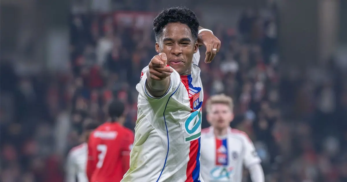 Endrick debuta con gol y clasifica al Lyon en la Copa de Francia Foto: Cortesía: @OL