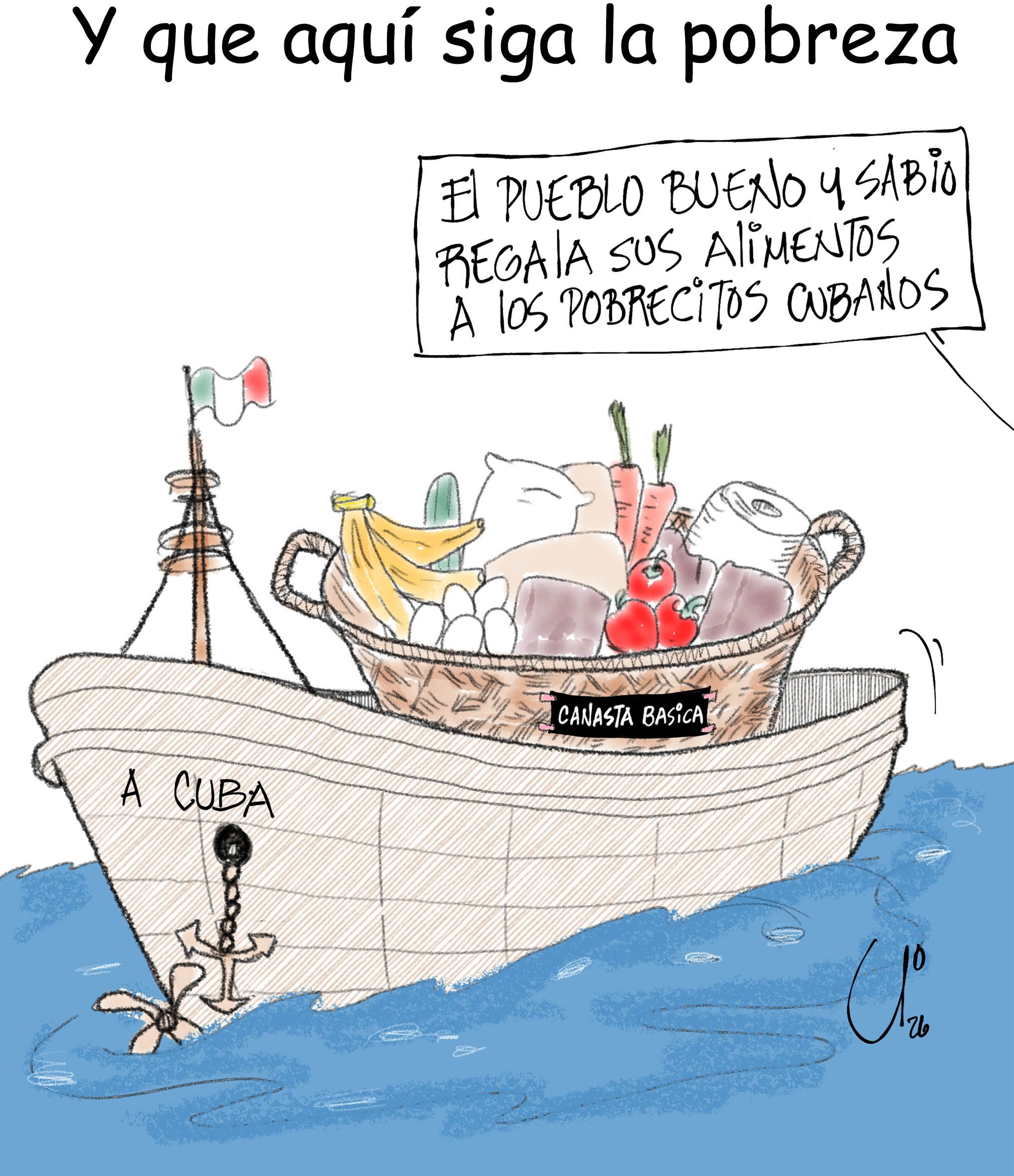 Y que aquí siga la pobreza