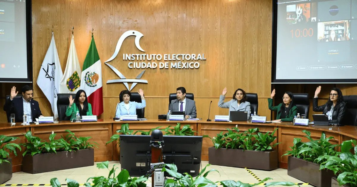 IECM aprueba manuales para la organización de elección de Copacos 2026 Foto: cortesía del IECM