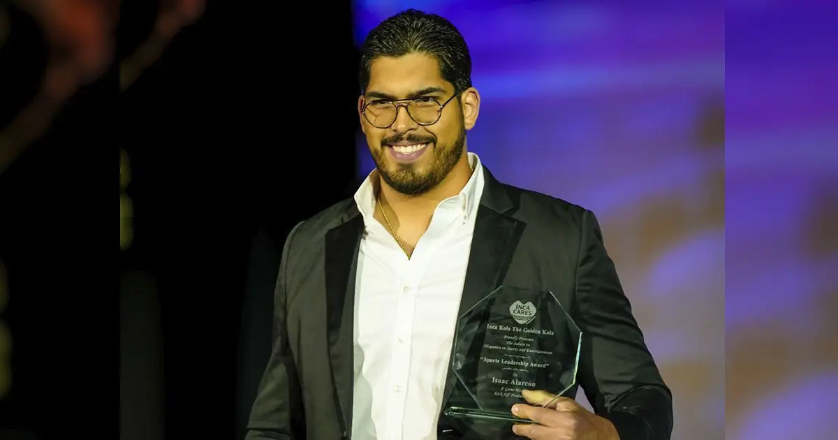 Isaac Alarcón es premiado durante la semana del Super Bowl LX en San Francisco: “Es un verdadero honor” Foto: Néstor Hernández