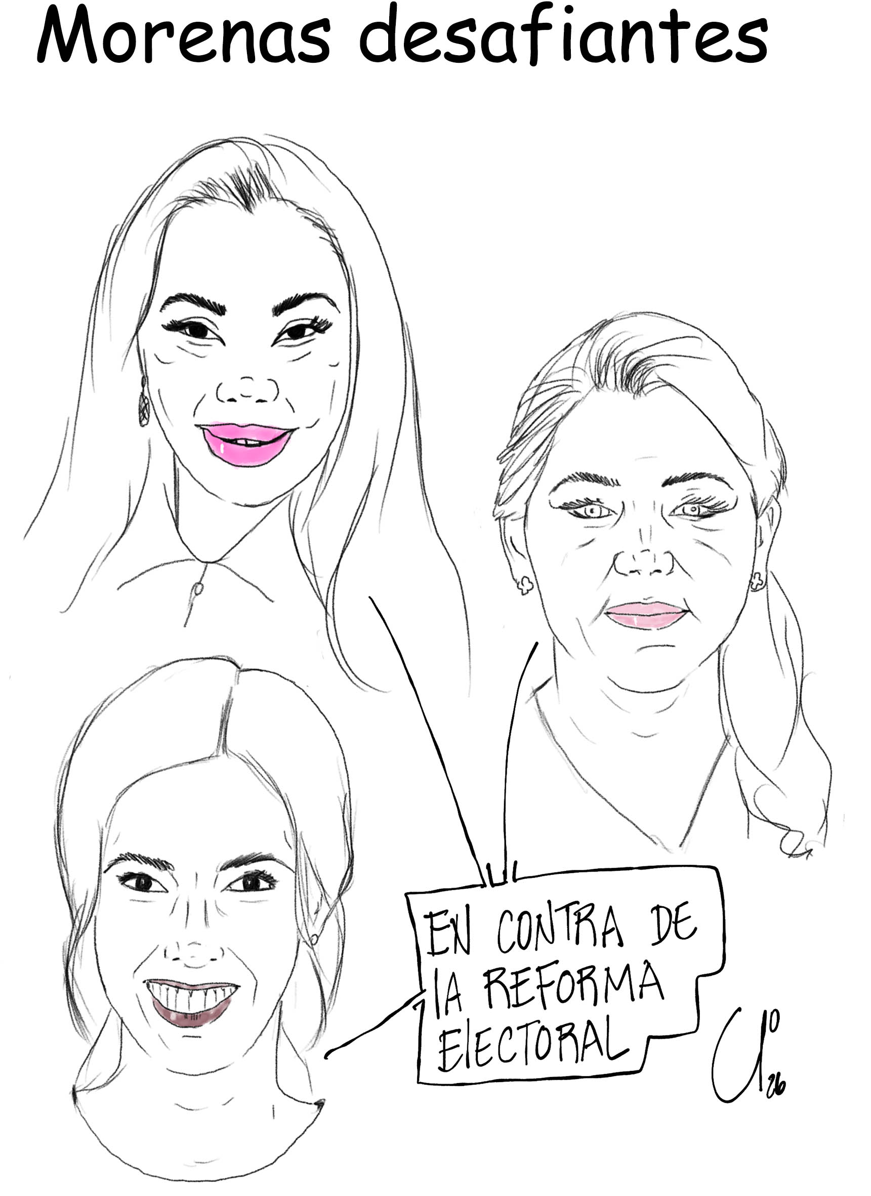 Morenas desafiantes