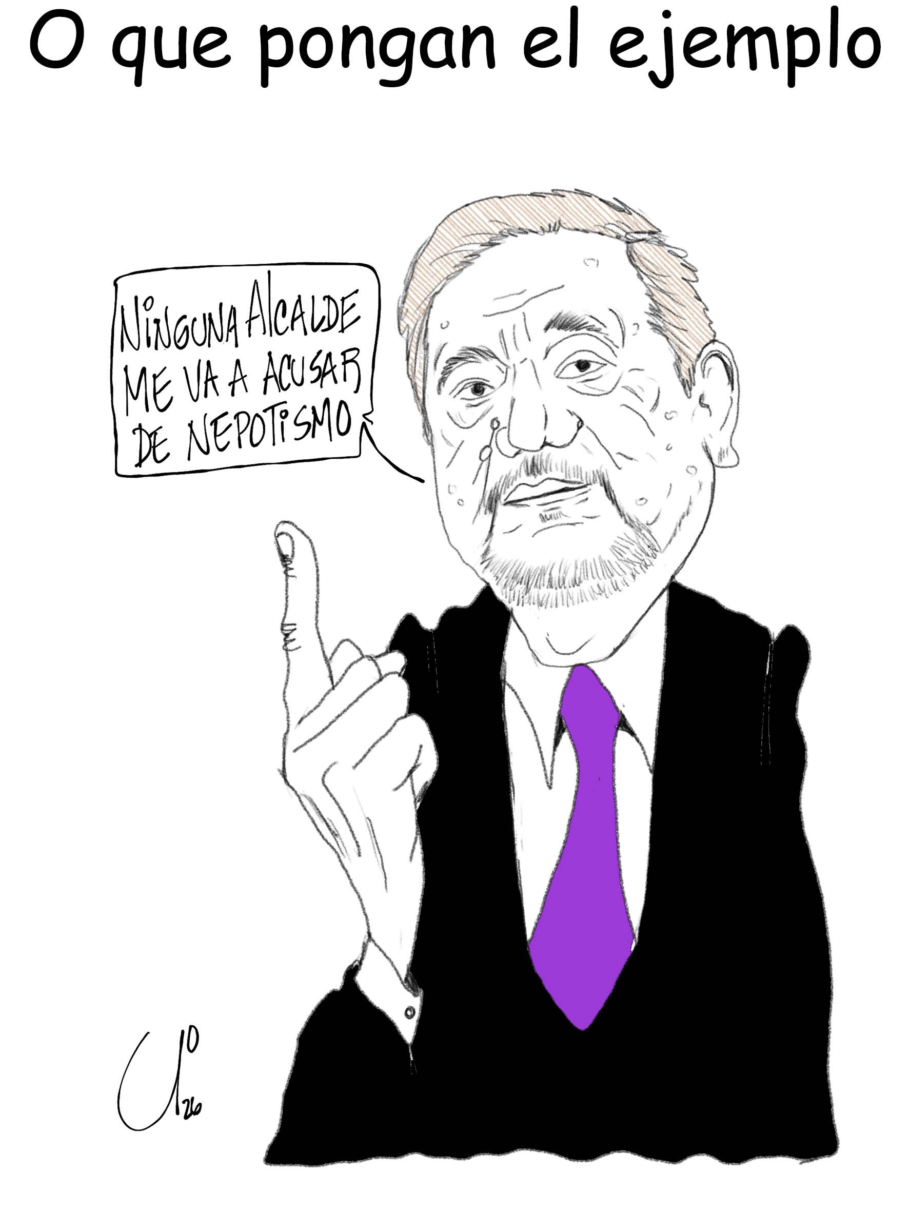 O que pongan el ejemplo