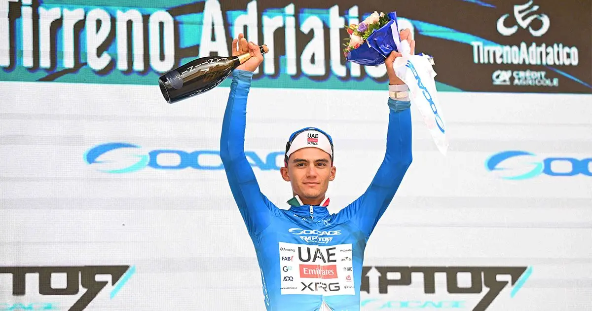 Isaac del Toro, el nuevo ‘Poseidón’ de la Tirreno-Adriático 2026 que va por más: Hay muchas cosas que puedo mejorar” Foto: Mexsport