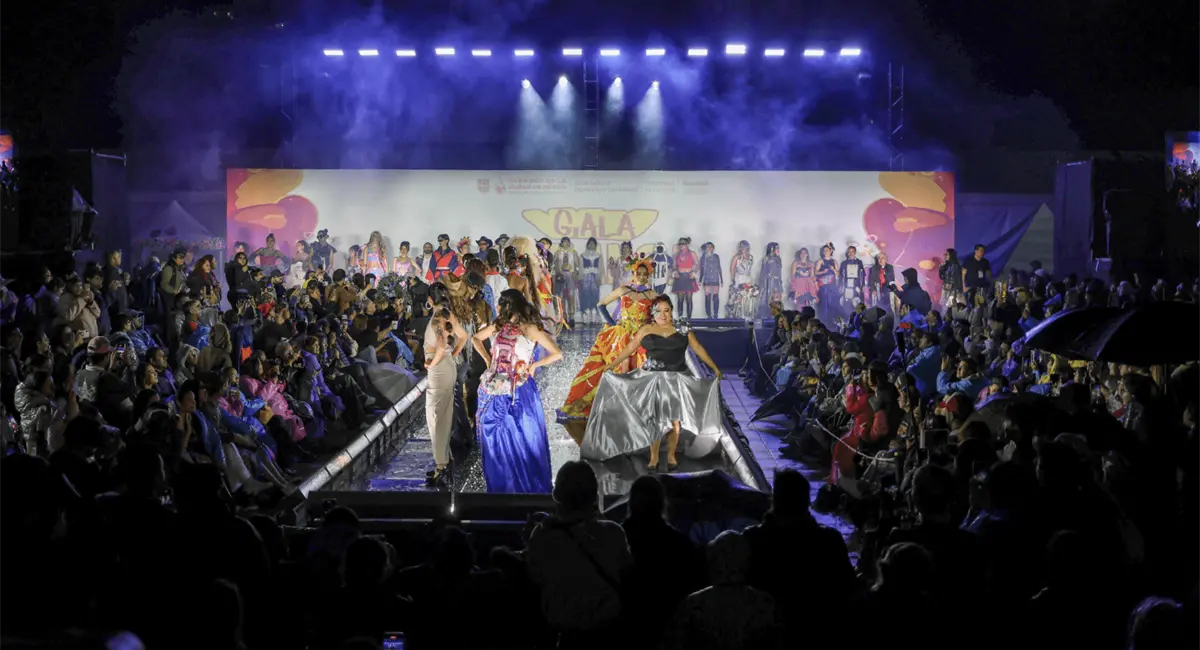 Gala Chilanga 2026: así fue la pasarela urbana en el Monumento a la Revolución Foto: Cultura CDMX