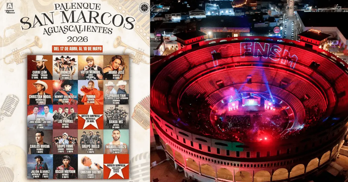 Feria Nacional de San Marcos 2026: fechas oficiales, artistas confirmados y precios de boletos Feria Nacional de San Marcos 2026 en Aguascalientes: fechas, actividades y guía completa