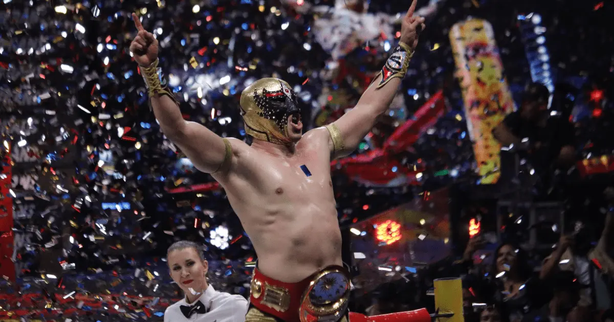 Máscara Dorada se corona Bicampeón Universal en el 70 Aniversario de la Arena México Máscara Dorada se corona Bicampeón Universal en el 70 Aniversario de la Arena México