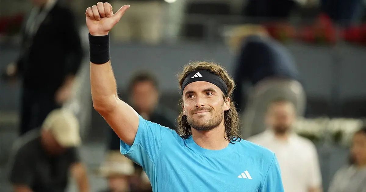 Stefanos Tsitsipas rompe maleficio y avanza a octavos de final en Madrid Open 2026 donde enfrentará a Casper Ruud Foto: Reuters