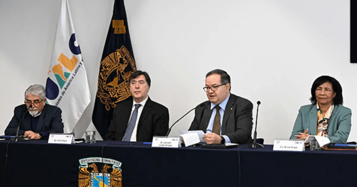 UNAM es reconocida por la UDUALC como escudo moral de América Latina en su 475 aniversario La autonomía es un pilar fundamental de las universidades, afirma el rector Lomelí. | Foto: Cortesía UNAM