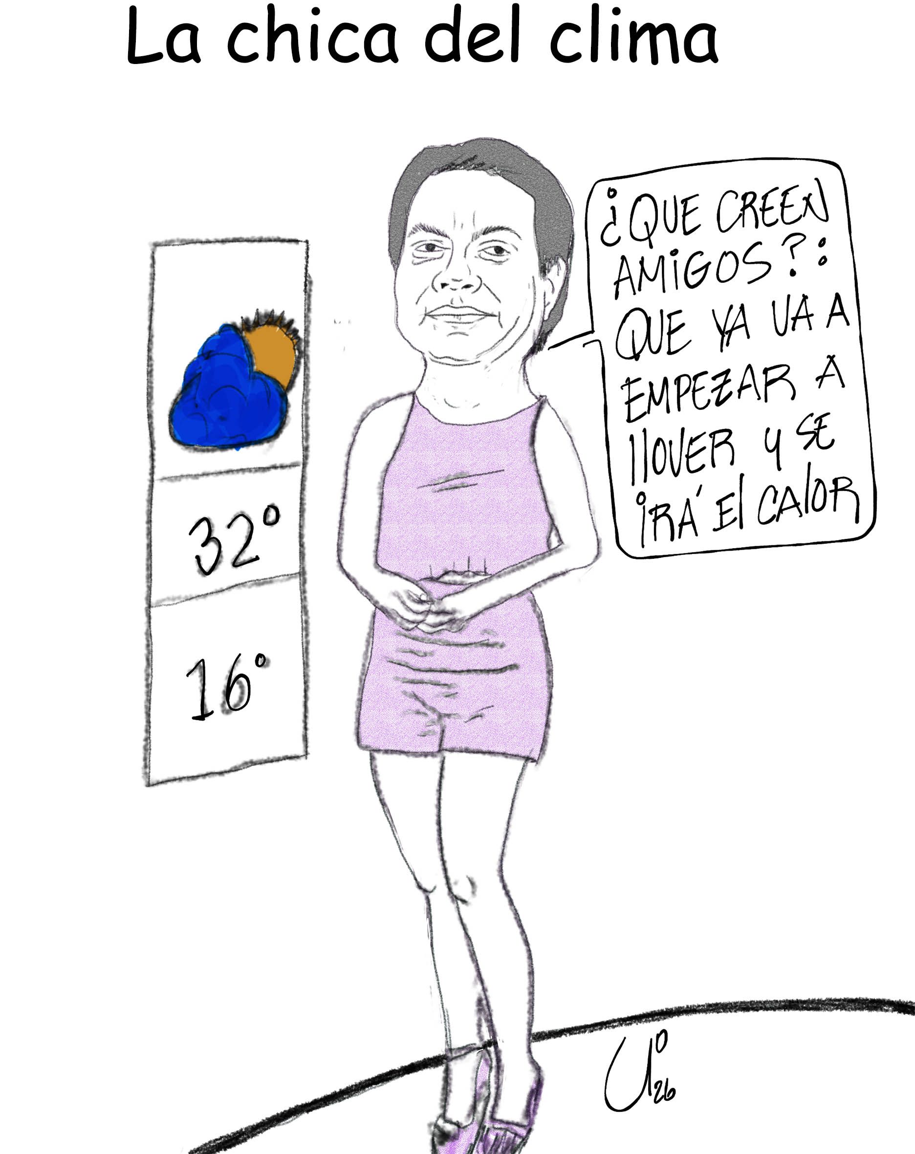 La chica del clima