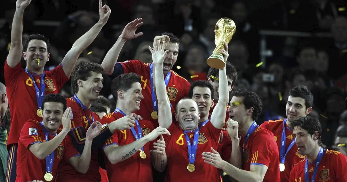 Mundial 2010: El salto de España a la élite en el primer Mundial de la historia celebrado en África Foto: Mexsport