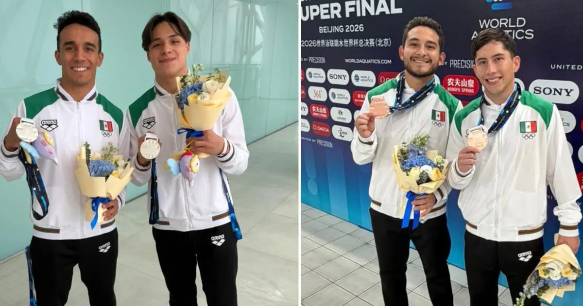 México gana dos platas y un bronce en la Copa del Mundo de clavados en China Foto: Cortesía