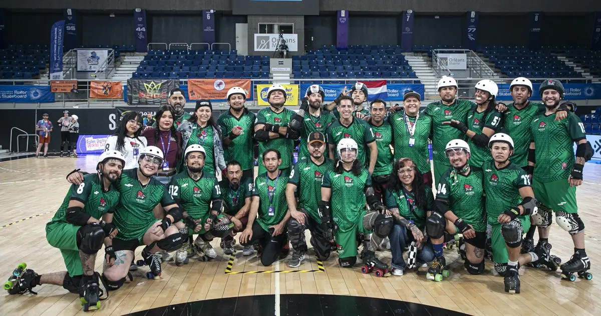 México escribe una página de historia al codearse con la élite en el Men’s Roller Derby World Cup 2026 Foto: Cortesía