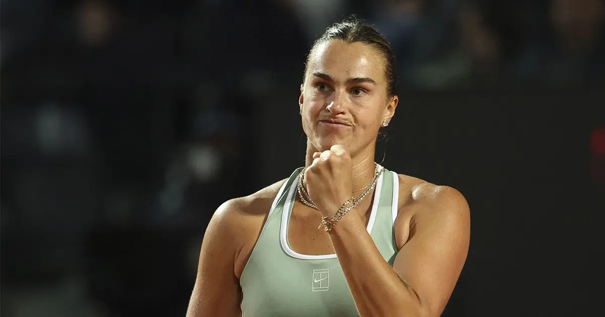 Sabalenka luce imperial para vencer a Krejcikova y avanzar a tercera ronda en el Abierto de Roma 2026 Foto: Reuters