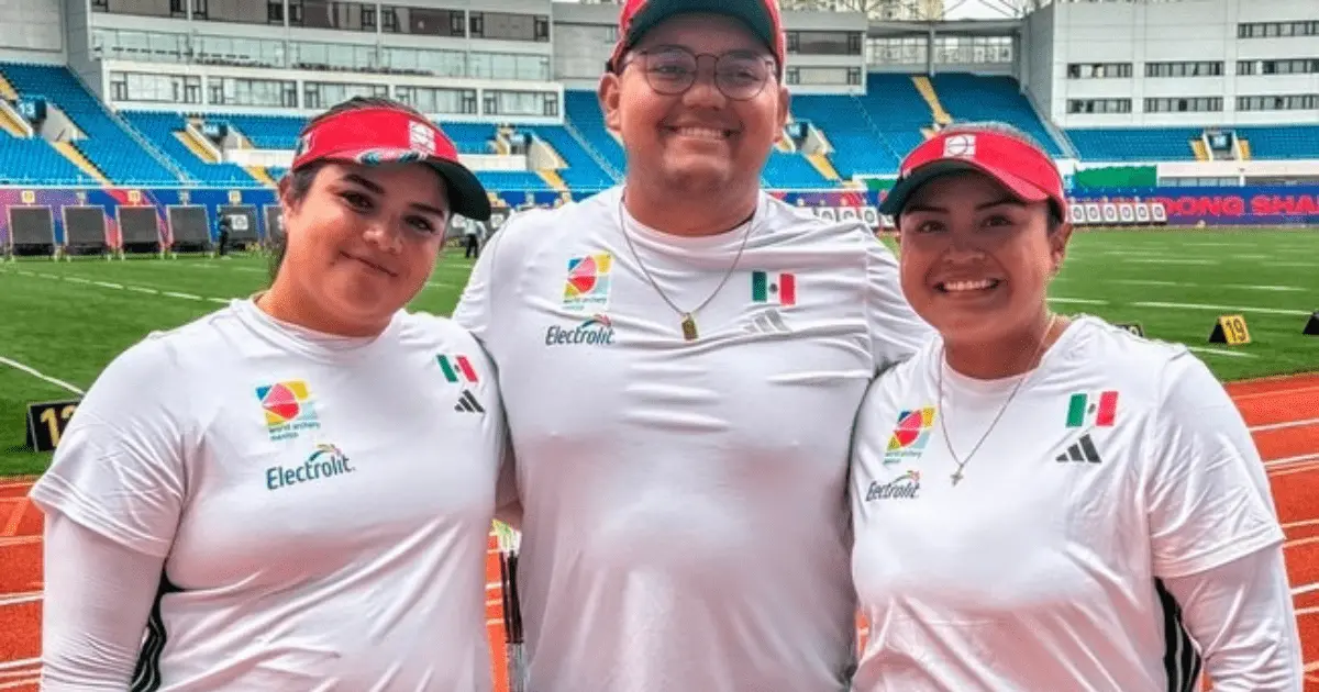 Tiro con arco mexicano amarra medalla en Shanghái: Maya Becerra, Dafne Quintero y Sebastián García, a semis en Copa del Mundo 2026 Foto: Cortesía Conade